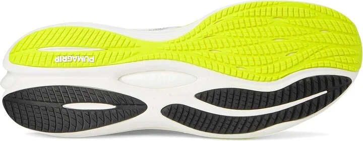 PUMA Velocity Nitro 3 Running Shoes Men's Running Shoes Puma White/Pure Magenta/Yellow Alert : 8 D - Medium, Synthetic - Image 3