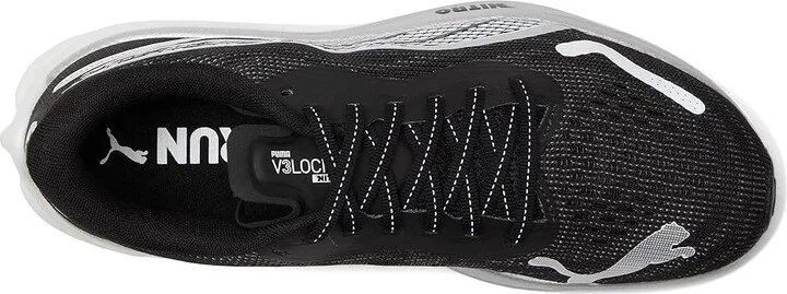 PUMA Velocity Nitro 3 Running Shoes Women's Running Shoes Puma Black/Puma Silver/Puma White : 8 B - Medium, Synthetic - Image 2