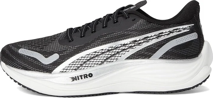 PUMA Velocity Nitro 3 Running Shoes Women's Running Shoes Puma Black/Puma Silver/Puma White : 8 B - Medium, Synthetic - Image 6
