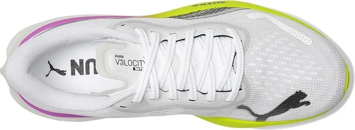 PUMA Velocity Nitro 3 Running Shoes Women's Running Shoes Puma White/Pure Magenta : 6 B - Medium, Synthetic - Image 2