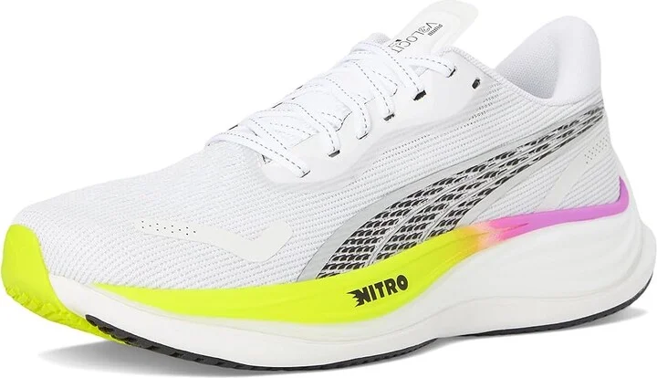 PUMA Velocity Nitro 3 Running Shoes Women's Running Shoes Puma White/Pure Magenta : 6 B - Medium, Synthetic - Image 5