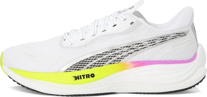 PUMA Velocity Nitro 3 Running Shoes Women's Running Shoes Puma White/Pure Magenta : 6 B - Medium, Synthetic - Image 6