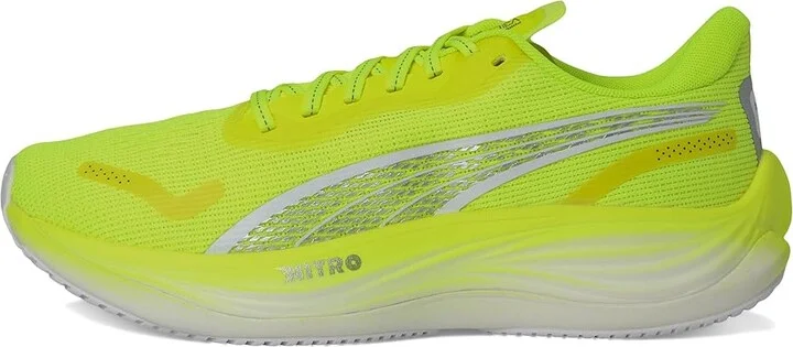 PUMA Velocity Nitro 3 Running Shoes Women's Running Shoes Yellow Alert/Puma White : 5.5 B - Medium, Synthetic - Image 6