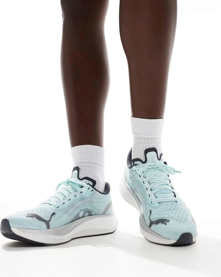 PUMA Velocity Nitro 3 sneakers in light blue - Image 2