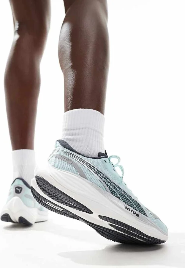 PUMA Velocity Nitro 3 sneakers in light blue - Image 3