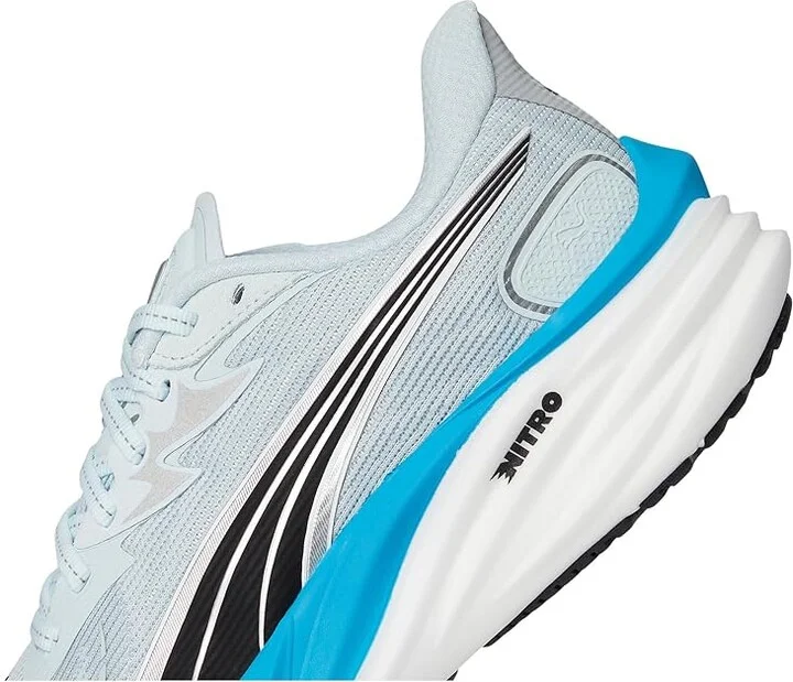 PUMA Velocity Nitro Running Shoes Men's Shoes Sea Glass/Speed Blue : 13 D - Medium, Textile - Image 7