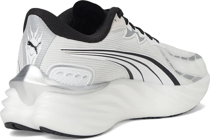 PUMA Velocity Nitro Running Shoes Men's Shoes White/Black : 7.5 D - Medium, Textile - Image 4