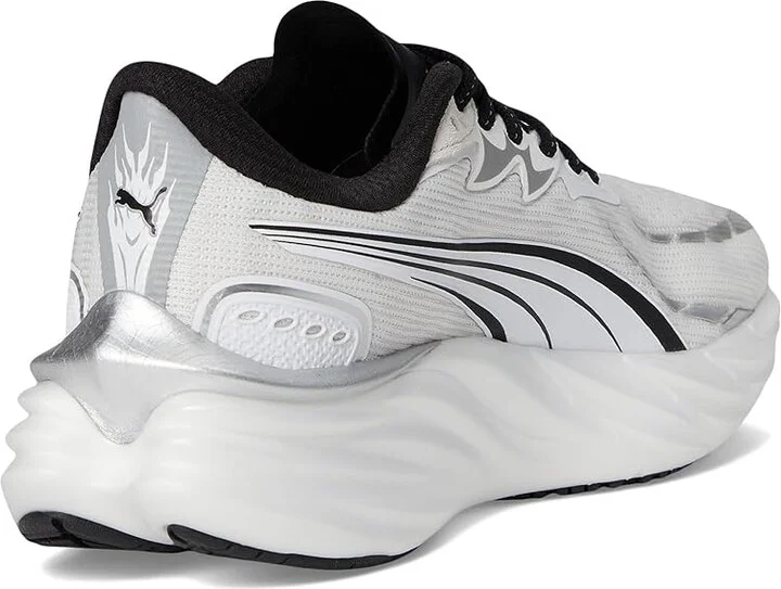 PUMA Velocity Nitro Running Shoes Women's Shoes White/Black : 9 B - Medium, Textile - Image 4