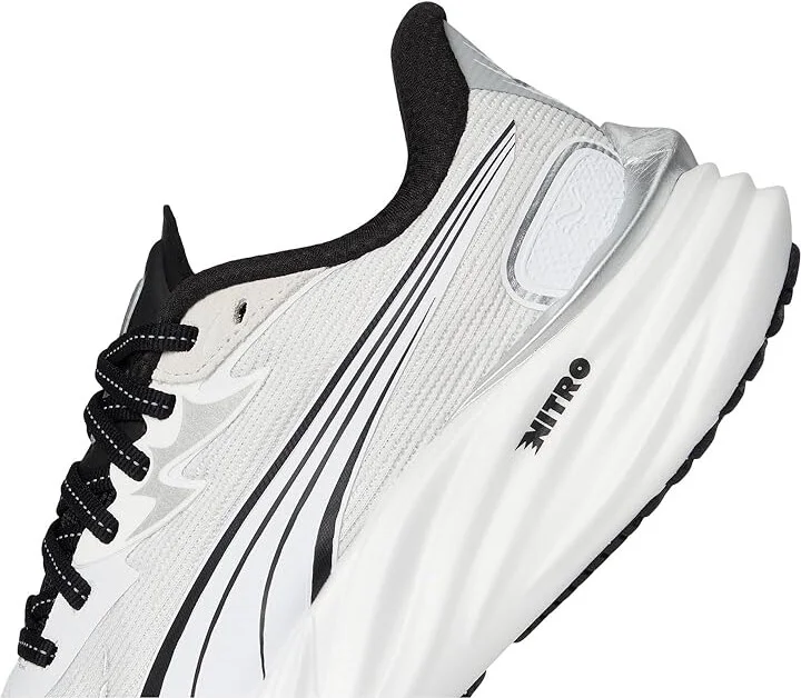 PUMA Velocity Nitro Running Shoes Women's Shoes White/Black : 9 B - Medium, Textile - Image 7