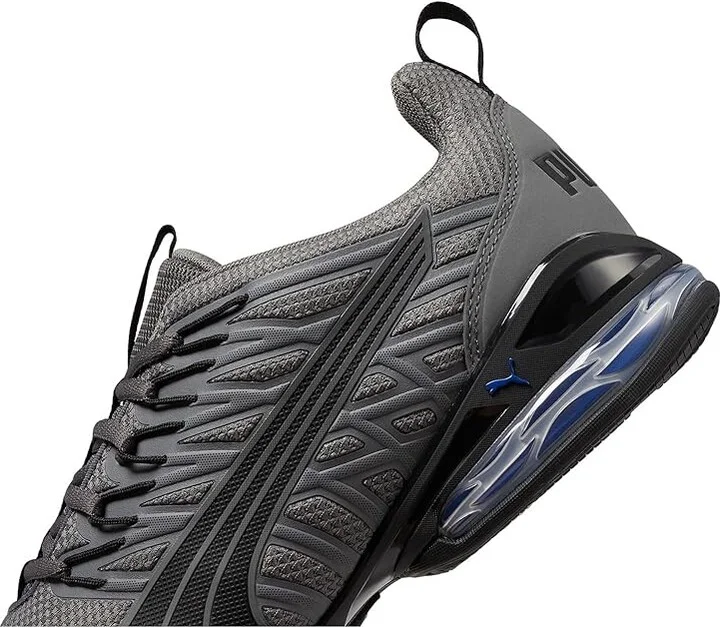 PUMA Voltaic Evo Cross Training Shoes Men's Cross Training Shoes Cool Dark Gray/Puma Black/Cool Cobalt : 8.5 D - Medium, Synthetic/Textile - Image 4