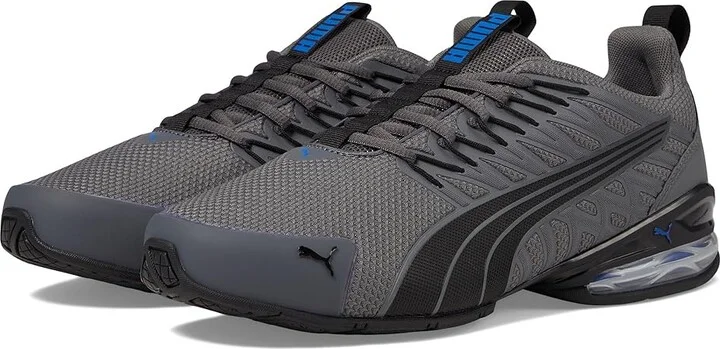 PUMA Voltaic Evo Cross Training Shoes Men's Cross Training Shoes Cool Dark Gray/Puma Black/Cool Cobalt : 8.5 D - Medium, Synthetic/Textile