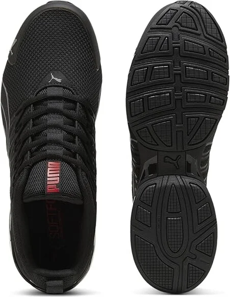 PUMA Voltaic Evo Cross Training Shoes Men's Cross Training Shoes Puma Black/Stormy Slate/For All Time Red : 9 D - Medium, Synthetic/Textile - Image 2