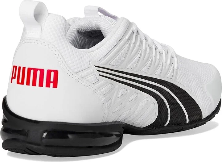 PUMA Voltaic Evo Cross Training Shoes Men's Cross Training Shoes Puma White/Puma Black/For All Time Red : 13 D - Medium, Synthetic/Textile - Image 4