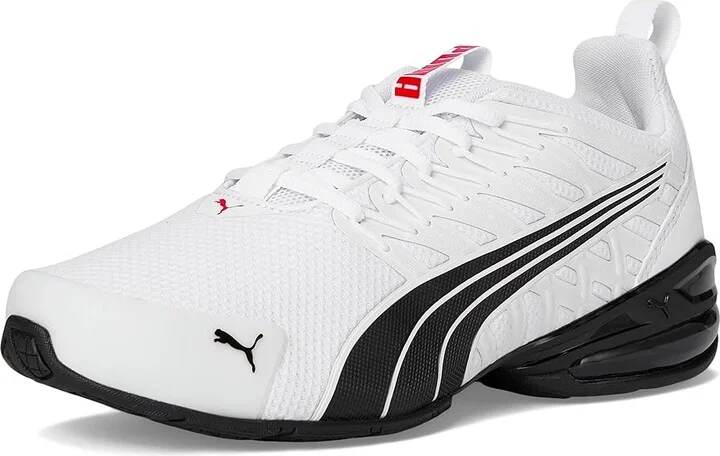 PUMA Voltaic Evo Cross Training Shoes Men's Cross Training Shoes Puma White/Puma Black/For All Time Red : 13 D - Medium, Synthetic/Textile - Image 5