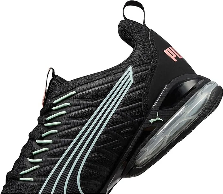 PUMA Voltaic Evo Cross Training Shoes Women's Running Shoes Puma Black/Passionfruit : 6.5 B - Medium, Synthetic/Textile - Image 4