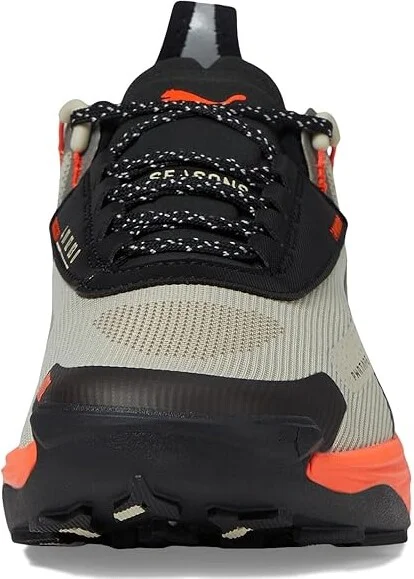 PUMA Voyage Nitro 3 Tech Men's Running Shoes Desert Dust/Flame Flicker/Puma Black : 7.5 D - Medium, Leather - Image 3