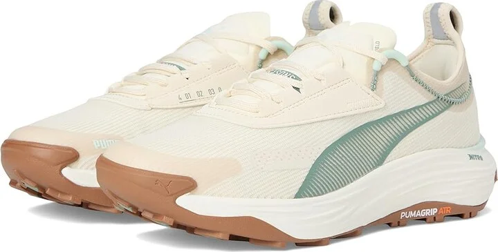 PUMA Voyage Nitro 3 Trail Running Shoes Women's Running Shoes Alpine Snow/Warm White : 10.5 B - Medium, Synthetic