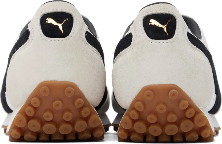 PUMA White & Black Easy Rider Mix Sneakers - Image 2