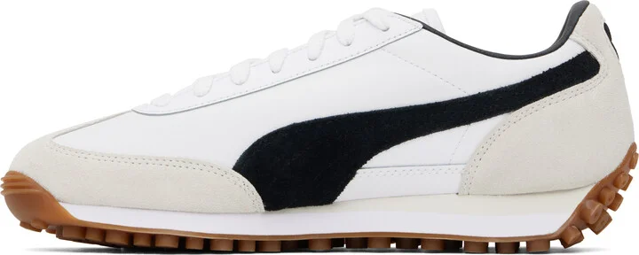 PUMA White & Black Easy Rider Mix Sneakers - Image 3