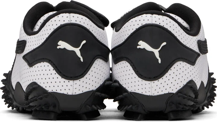 PUMA White & Black Mostro Perf Sneakers - Image 2