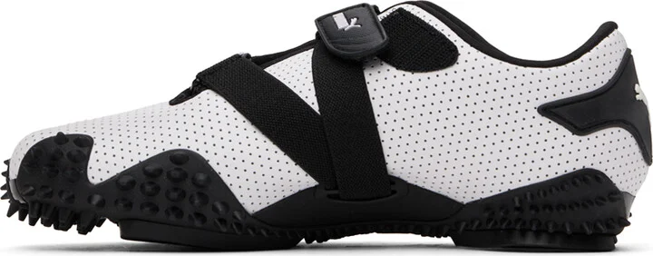 PUMA White & Black Mostro Perf Sneakers - Image 3