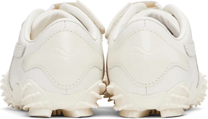 PUMA White Mostro Leather Sneakers - Image 2