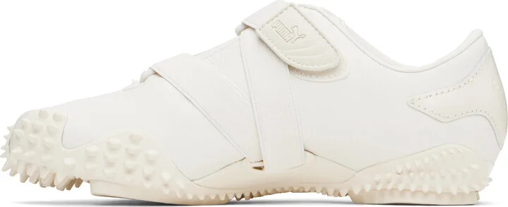 PUMA White Mostro Leather Sneakers - Image 3
