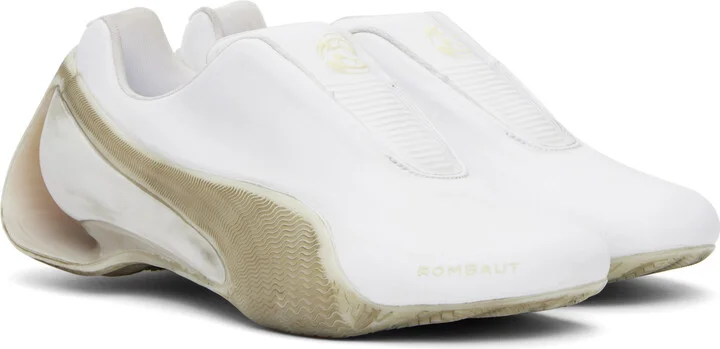 PUMA White Rombaut Edition Levitation Sneakers - Image 4