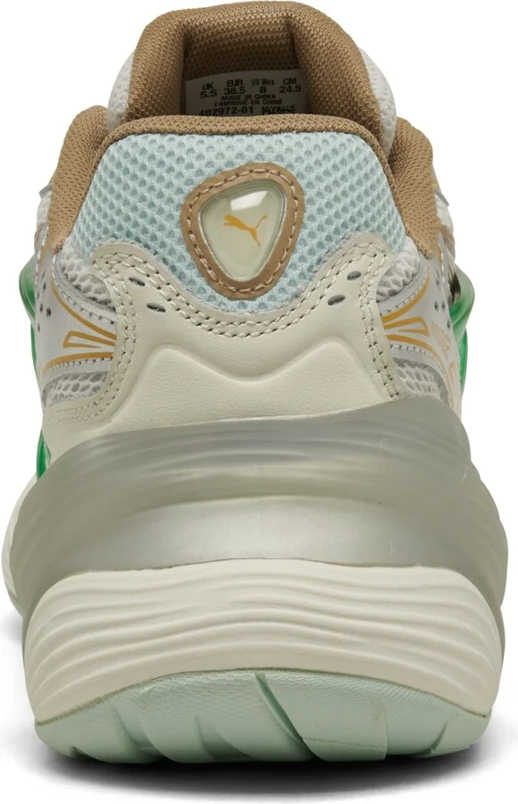 Puma Women's Inverse Shimmer Casual Sneakers from Finish Line - Warm White, Archive Gold - Image 4
