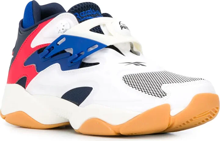 Pump Court contrast panel sneakers - Image 2