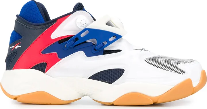 Pump Court contrast panel sneakers