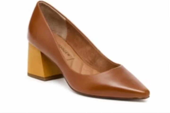Pump Fox Leather Heels