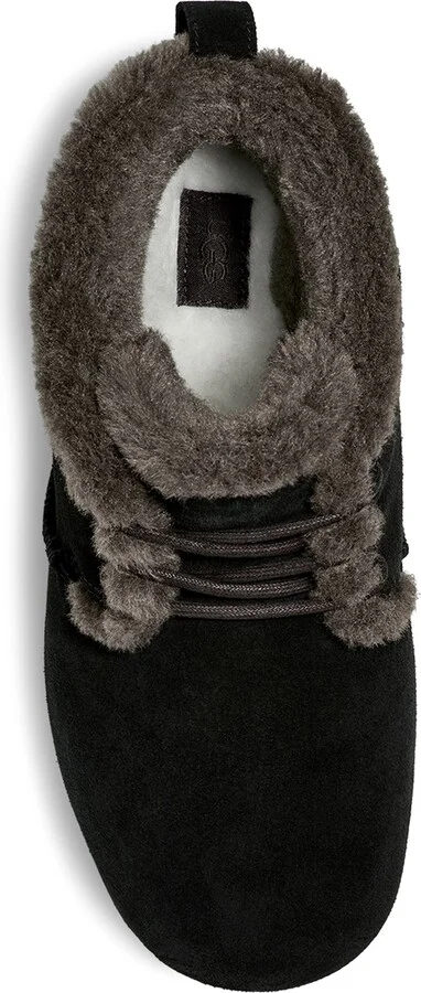 Pumped Faux Fur Trim Slipper Bootie - Image 4