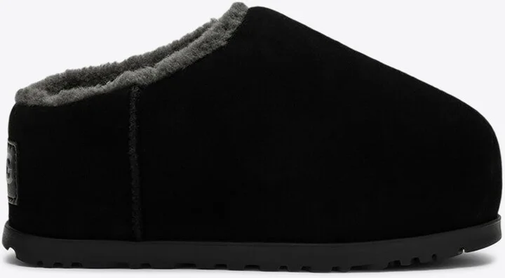 Pumped Suede Slippers