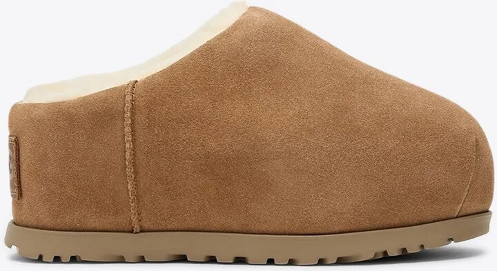 Pumped Suede Slippers