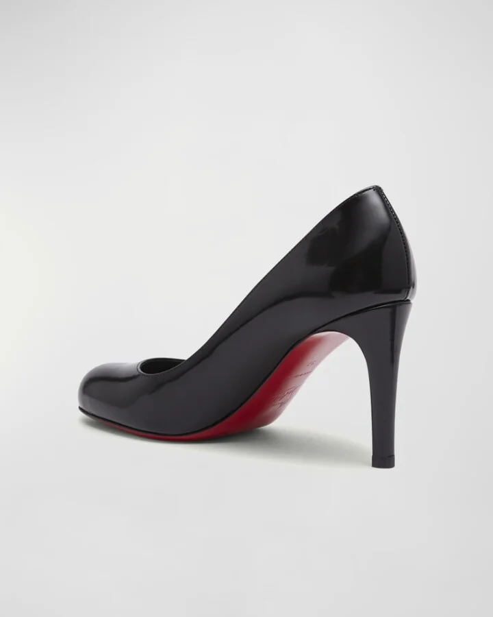 Pumppie Abrasivato Red Sole Calfskin Leather Pumps - Image 5