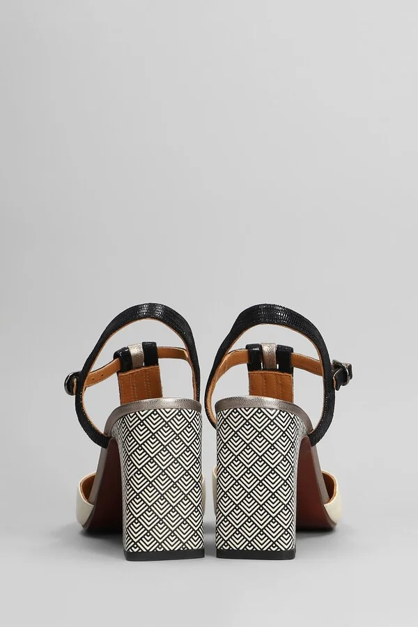 Pumps In Beige Leather - Image 4