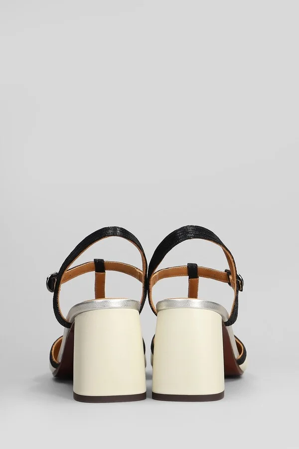 Pumps In Beige Leather - Image 4