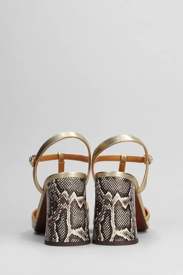 Pumps In Beige Leather - Image 4