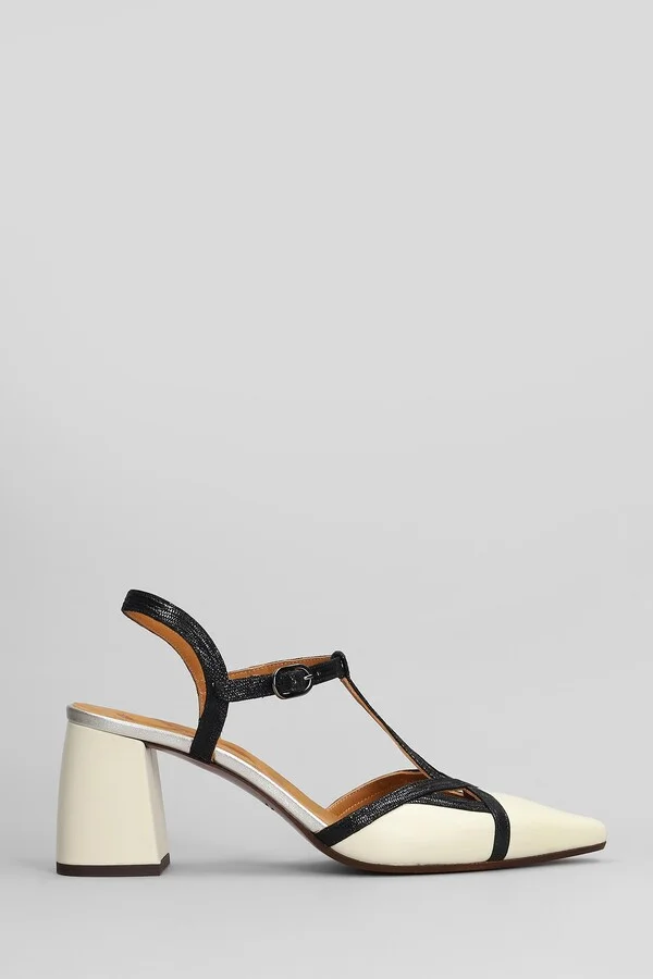 Pumps In Beige Leather