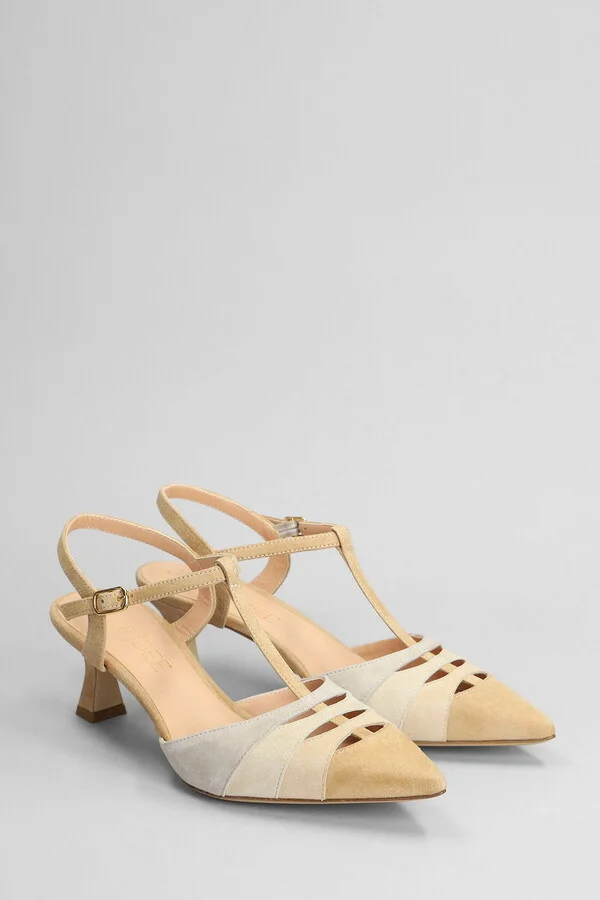 Pumps In Beige Suede - Image 2