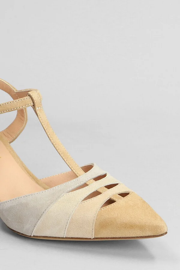 Pumps In Beige Suede - Image 5