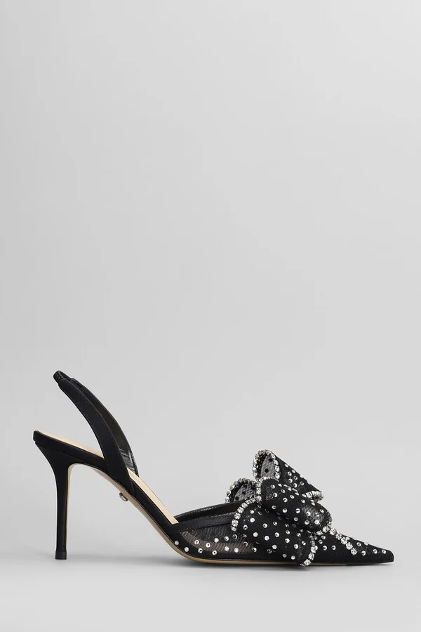 Pumps In Black Fabric