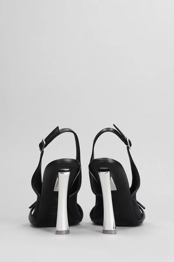 Pumps In Black Leather - Image 4