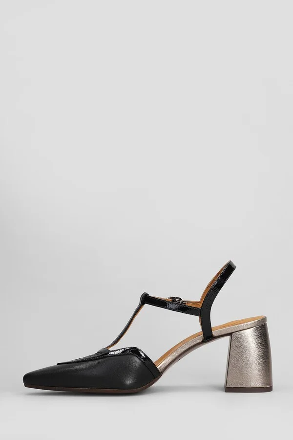 Pumps In Black Leather - Image 3