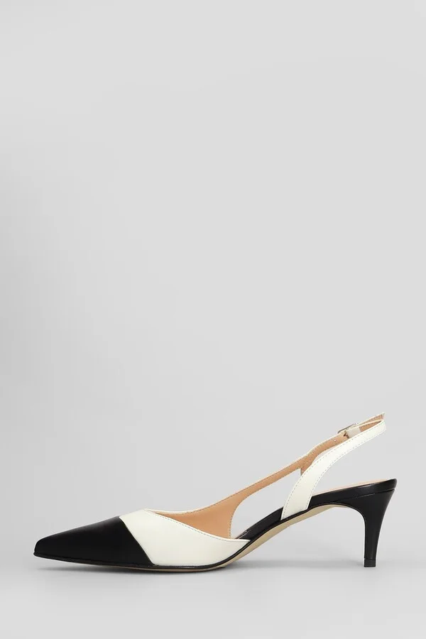 Pumps In Black Leather - Image 3