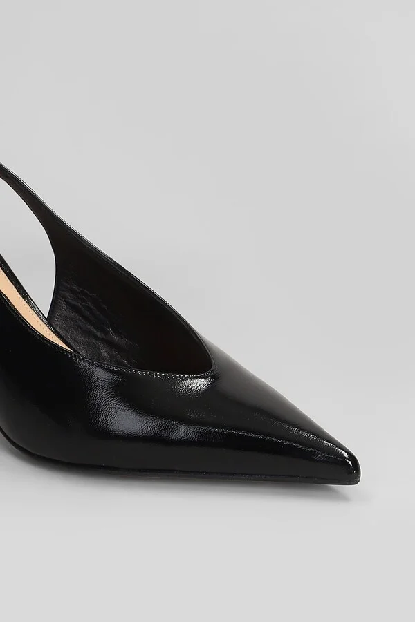 Pumps In Black Leather - Image 5