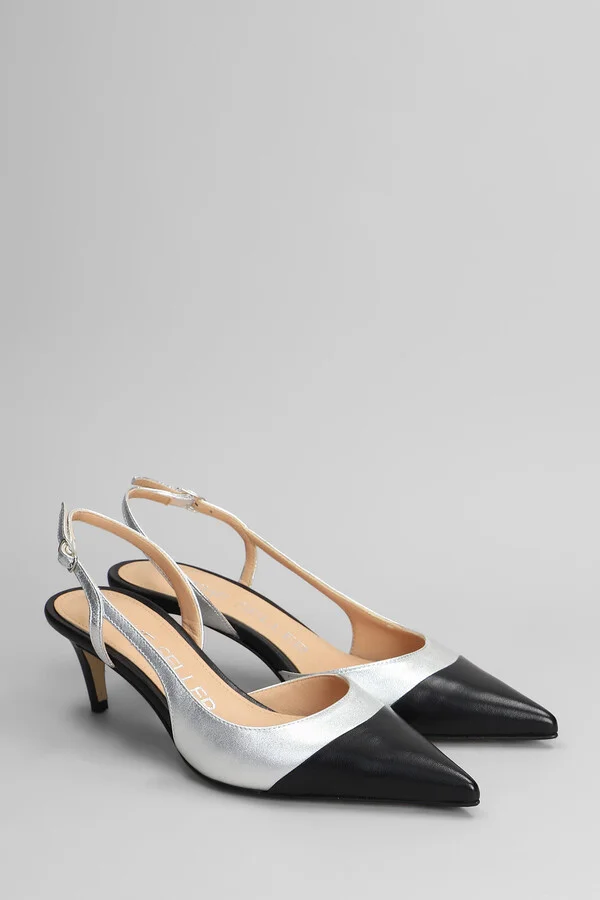 Pumps In Black Leather - Image 2
