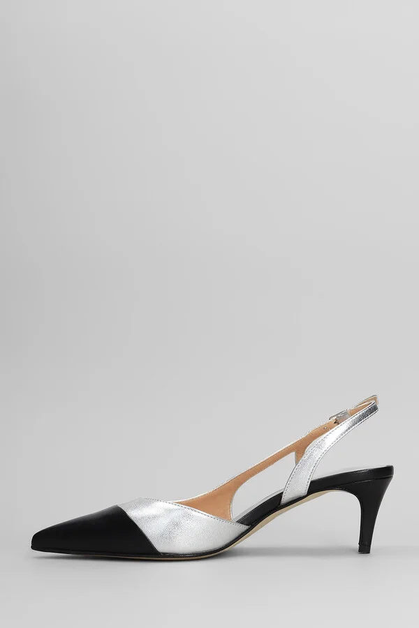 Pumps In Black Leather - Image 3