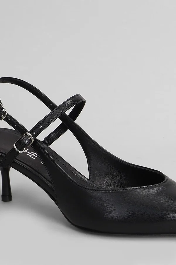 Pumps In Black Leather - Image 5